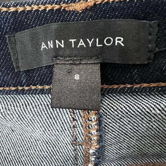 Ann Taylor denim jeans taper fit size 8 - Picture 9 of 15